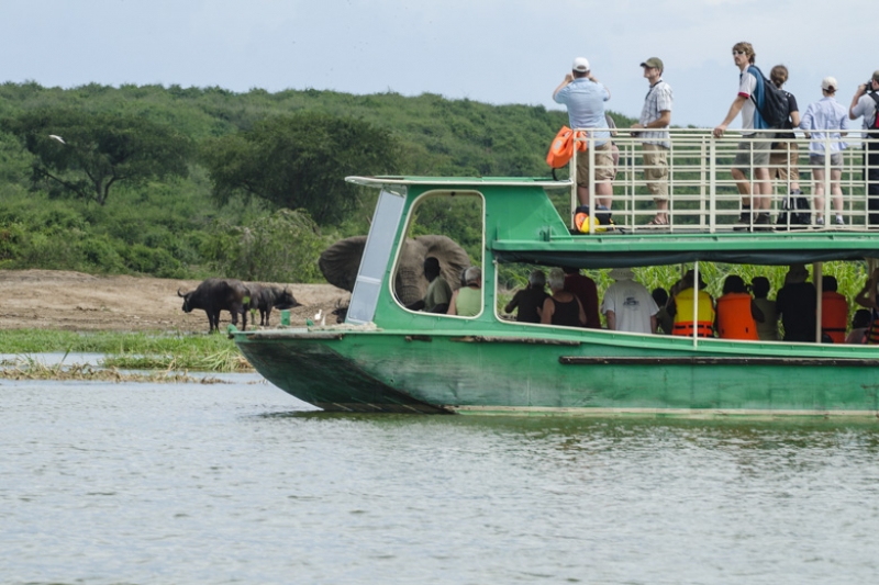 Zájezd Uganda - Plavba po kanálu Kazinga